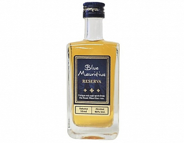 MINI Rum Blue Mauritius RESERVA   40%0.05l
