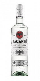 LITR Rum Bacardi Carta blanca  37.5%1.00l