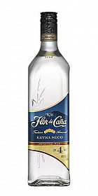 LITR Rum Flor de Cana 4y Extra seco  40%1.00l