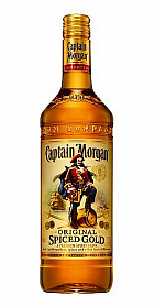 LITR Rum Spiced Captain Morgan Gold  35%1.00l