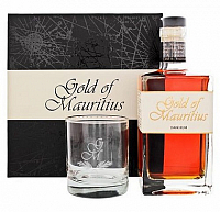 Rum Gold of Mauritius Dark + sklo  gB 40%0.70l