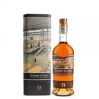 Rum Conde de Cuba 11y v tubě  38%0.70l