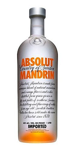 Vodka Absolut Mandrin  40%1.00l