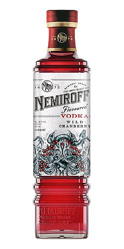 Vodka Nemiroff de Luxe Wild Cranberry  40%0.70l