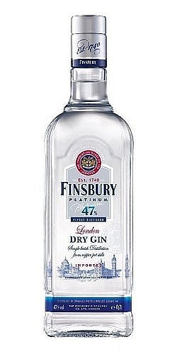 LITR Gin Finsbury Platinum  47%1.00l