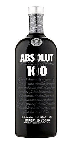 LITR Vodka Absolut 100  50%1.00l