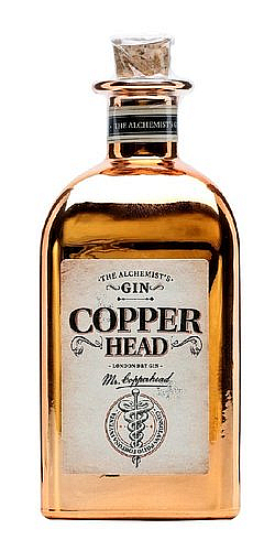 Gin Copperhead zlatá lahev  40%0.50l