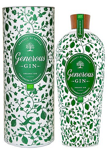Gin Generous Organic Coriander & Combava  gT 44%0.70l