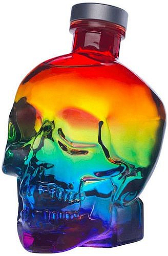 Vodka Crystal Head ltd. Pride Rainbow 2022 duhová  40%0.70l