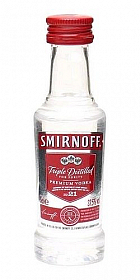 MINI Vodka Smirnoff Red PET  37.5%0.05l