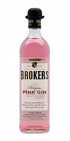 Gin Brokers Pink  40%0.70l