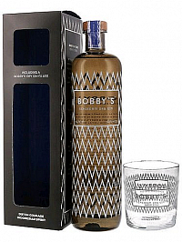 Gin Bobbys + sklo  gB 42%0.70l