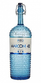 Gin Marconi 42 Mediterian Blue gin  42%0.70l