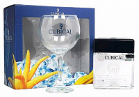 Gin Cubical Premium London dry + sklo  gB  40%0.70l