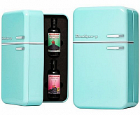 SET MINI Gin Retro Fridge   46%8x0.05l