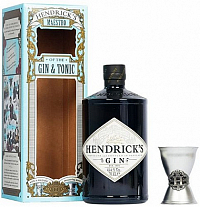 Gin Hendricks + Jigger  gB 44%0.70l