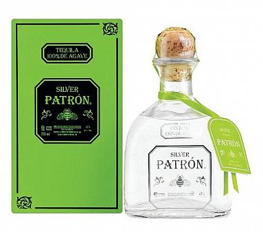 Tequila Patron Silver v krabičce  40%0.70l