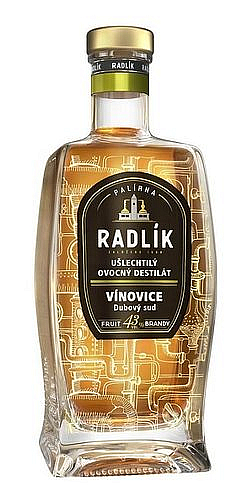 Radlík Vínovice dubový sud  43%0.50l