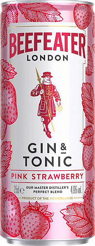 Beefeater Pink and Tonic 0.25l plech 4.9%