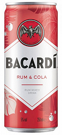 Bacardi Cola 0.25l plech 5%