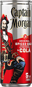 Captain Morgan Cola 0.25l plech 5%