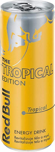 Red Bull Tropical edition 250ml plech