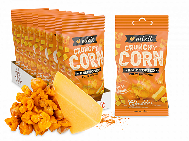 Mixit Crunchy corn do kapsy - Cheddar