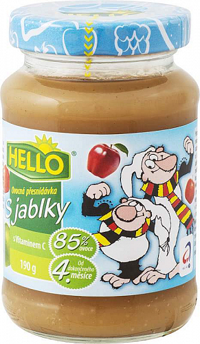 Dětská výživa Hello 190g jablko