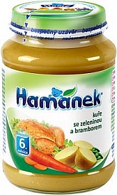 Hamé kojenecká výživa kuře + zelenina + brambory 190 g