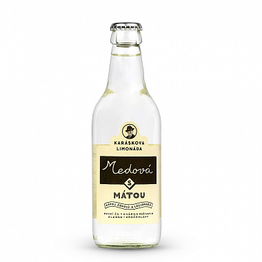 Karáskova limonáda 0,33l medová s mátou