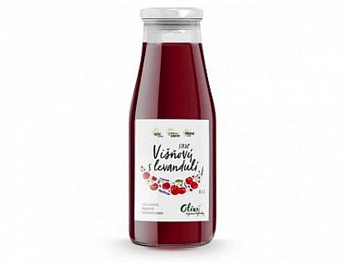 Sirup Oliví Višňový s levandulí