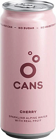Cans Alpská voda třešeň+višeň jemně perlivá 330ml plech
