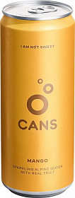 Cans Alpská voda mango jemně perlivá 330ml plech