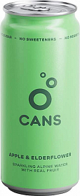 Cans Alpská voda jablko+bezinka jemně perlivá 330ml plech