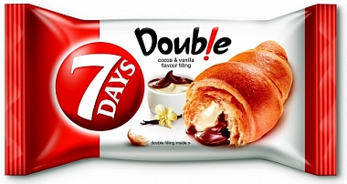 Croisant Double 7days kakao&vanilka 80g