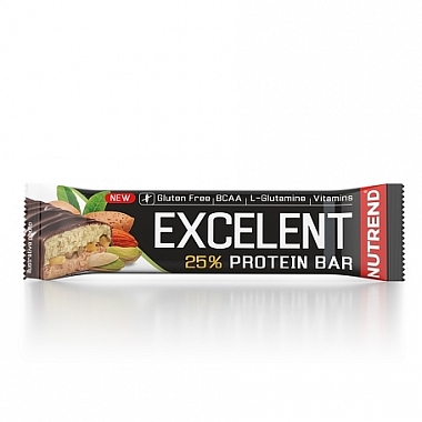 Excelent Bar Double 85g mandle + pistácie s pistáciemi