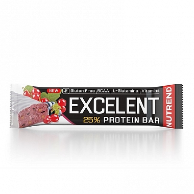 Excelent Protein bar 85g černý rybíz s brusinkami