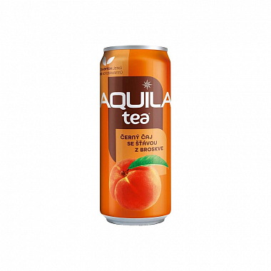 Aquila 0,33l čaj broskev plech