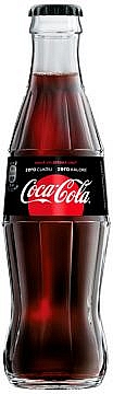 Coca cola zero 0,2 l sklo