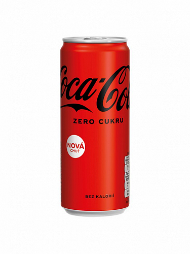 Coca-Cola 0,33 zero plech