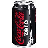 Coca cola 0,33 zero plech