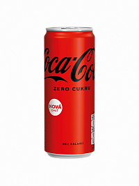 Coca-Cola 0,33 zero plech