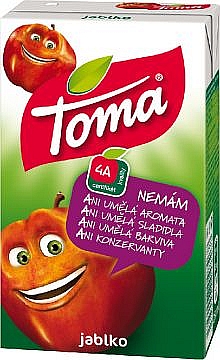 Toma jablko s brčkem 0,25l Tetra Pak