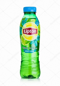 Lipton zelený čaj limetka / máta 0,5l PET