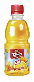 Toma pomeranč 100% 0,33l PET