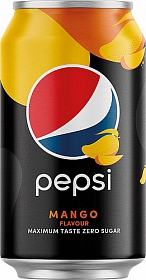 Pepsi 0,33 mango plech