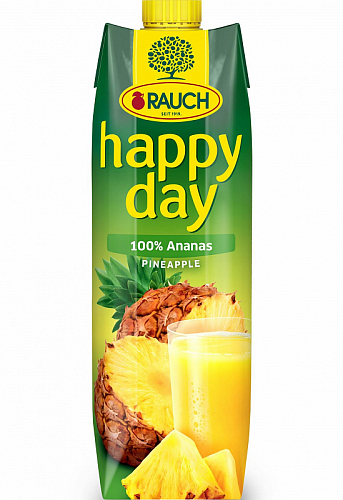 Happy day Ananas 100% Tetra pak