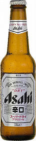 Asahi Super Dry Světlý ležák pivo 330ml sklo