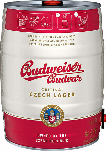 Budvar ležák soudek 5l