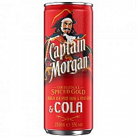 Captain Morgan Cola 0,25l plech 5%